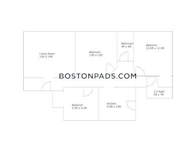 Brighton 3 Bed 1.5 Bath BOSTON Boston - $4,595 No Fee