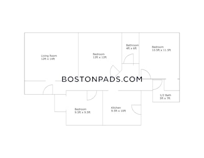 Brighton 3 Bed 1.5 Bath BOSTON Boston - $4,575 No Fee