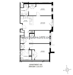 Allston Luxury 3 Bed 2 Bath BOSTON Boston - $6,375 No Fee