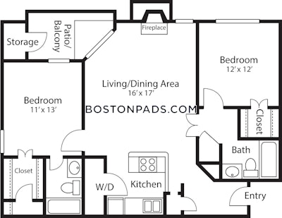 Quincy 2 Bed 2 Bath QUINCY  South Quincy - $2,830